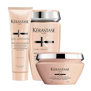 Kerastase Curl Manifesto, zestaw nawilżający do loków, szampon + odżywka + maska - Zestawy kosmetyków damskich - miniaturka - grafika 1