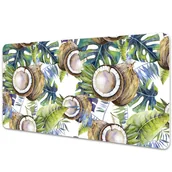 Podkładki na biurko - Mata ochronna na biurko Kokosowy motyw 90x45 cm - miniaturka - grafika 1