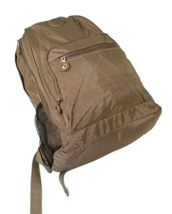 Praktyczny Plecak Materiałowy BAG STREET 2212 BRĄZOWY 42 x 32 x 13 [cm] - Plecaki - miniaturka - grafika 9