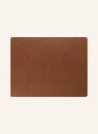 Obrusy i serwetki - Linddna Zestaw Podkładek Stołowych Square L Ze Skóry braun - miniaturka - grafika 1