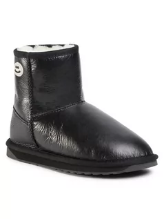 Botki damskie - Emu Australia Buty Stinger Mini Zip W12306 Czarny - grafika 1