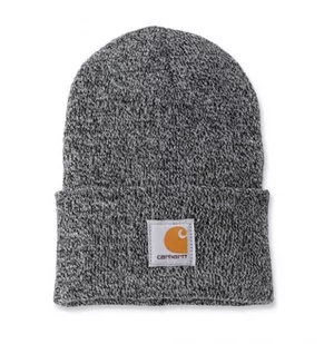 Czapka Carhartt Acrylic Watch Hat black-white - Czapki damskie - miniaturka - grafika 1