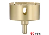 Otwornice - Otwornica diamentowa  koronka do gresu 60mm GOLD - miniaturka - grafika 1