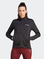 Odzież trekkingowa damska - adidas Polar IB1814 Czarny Slim Fit - miniaturka - grafika 1