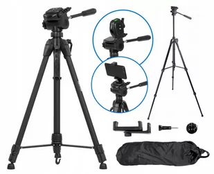 Statyw Fotograficzny + Głowica Na Aparat Telefon - Statywy fotograficzne - miniaturka - grafika 1