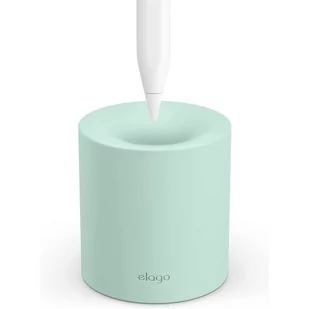 ELAGO Silikonowy stojak/uchwyt na ołówek Apple i dowolny rysik do tabletu, Miętowy - Etui na długopisy i pióra - miniaturka - grafika 1