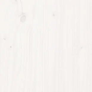 Lumarko Wezgłowie łóżka, białe, 125,5x4x100 cm, lite drewno sosnowe - Inne meble do sypialni - miniaturka - grafika 6