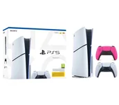 Konsole Playstation - Sony PlayStation 5 Slim E Chassis PS5 1TB z napędem + Dodatkowy Pad Różowy - miniaturka - grafika 1