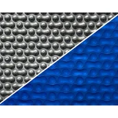 Akcesoria do basenów - COIL Folia solarna podwójny pęcherzyk niebiesko-srebrna grubość 500 mikronów szerokość 5m - miniaturka - grafika 1