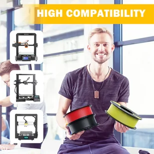 Filament PETG do drukarek 3D ERYONE – 1KG Biały - Filamenty i akcesoria do drukarek 3D - miniaturka - grafika 5