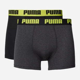 Komplet męskich majtek 2 sztuki Puma Basic Boxer 2P 90682375 S Czarny (8720245482493) - Majtki męskie - miniaturka - grafika 1