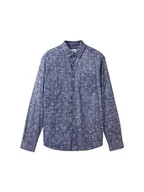 Koszule męskie - TOM TAILOR koszula męska, 32319 – wzór z granatowym białym diamentem, L - miniaturka - grafika 1