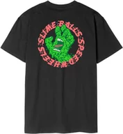 Koszulki męskie - t-shirt męski SANTA CRUZ SB HAND TEE Black - miniaturka - grafika 1