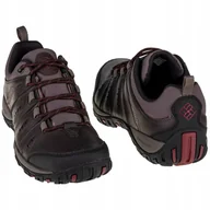 Buty trekkingowe męskie - Buty trekkingowe Columbia Woodburn II Low Waterproof Cordovan/Red 41,5 - miniaturka - grafika 1