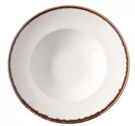 Talerze - Fine Dine TALERZ DO PASTY VANILLA 27 cm PORCELANA EARTH COLOURS - miniaturka - grafika 1