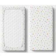 Prześcieradła dla dzieci - PRZEŚCIERADŁO BAMBUSOWE Z GUMKĄ DO ŁÓŻECZKA 60x120 ODDYCHAJĄCE - FERETTI - miniaturka - grafika 1
