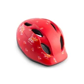 Kaski rowerowe - MET Buddy Kask rowerowy Dzieci, red animals 46-53cm 2021 Kaski dla dzieci 57000105 - miniaturka - grafika 1