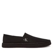 Espadryle męskie - Espadryle Calvin Klein Jeans YM0YM01251 Czarny - miniaturka - grafika 1