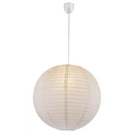 Lampy sufitowe - Globo Varys 16911 lampa wisząca zwis 1x60W E27 biała - miniaturka - grafika 1