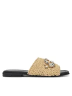 Klapki i japonki damskie - Inuikii Klapki Woven Strap Stones 70104-367 705 Beżowy - miniaturka - grafika 1