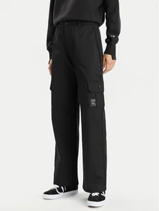 Champion Spodnie dresowe 117201 Czarny Relaxed Fit - Spodnie sportowe damskie - miniaturka - grafika 1