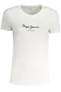 PEPE JEANS DAMSKA KOSZULKA Z KRÓTKIM RĘKAWEM BIAŁA - Portfele - miniaturka - grafika 1