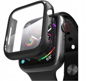 Etui szkło 2W1 do Apple Watch 4/5/6/SE 44mm - Akcesoria do smartwatchy - miniaturka - grafika 1