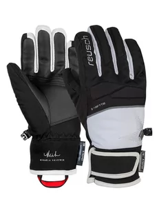 Reusch Rękawiczki narciarskie "Mikaela Shiffrin R-TEX® XT" w kolorze biało-czarnym - Rękawiczki - miniaturka - grafika 1