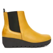 Botki damskie - Botki Fly London Vazefly P145177005 Żółty - miniaturka - grafika 1