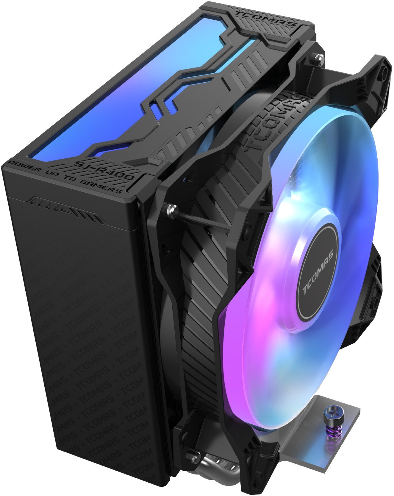 Chłodzenie CPU Tcomas SJR400 4HP Czarne SJR400 4HP BK