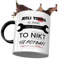 Kubki - Kubek Czarny Dla Tomka Kolegi Męża na Prezent z Nadrukiem ze Zdjęciem + Opakowanie na prezent (wzór 03) - miniaturka - grafika 1