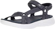 Sandały damskie - Skechers On-The-go 600-Brilliancy sportowe sandały damskie, niebieski - niebieski morski - 42 EU Schmal - miniaturka - grafika 1