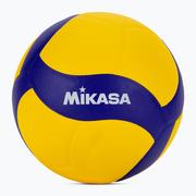 Siatkówka - Piłka do siatkówki Mikasa V330W Light yellow/blue rozmiar 5 - miniaturka - grafika 1