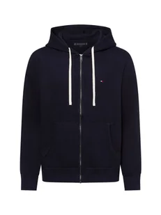 Tommy Hilfiger Bluza męska Mężczyźni Bawełna niebieski jednolity, S - Bluzy męskie - miniaturka - grafika 1