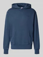 Bluzy męskie - Bluza z kapturem, kieszenią kangurką i wyhaftowanym logo - miniaturka - grafika 1