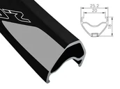 Części rowerowe - ALEXRIMS Obręcz mtb EVO 2.0 27.5"x32otw. Tubeless Ready H.tarczowy kapslowana czarna (DWZ) A-ALX-EVO202732 - miniaturka - grafika 1