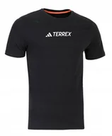 Koszulki męskie - ADIDAS MĘSKA KOSZULIKA TERREX CLASSIC LOGO CZARNA / rozm. XXL - miniaturka - grafika 1