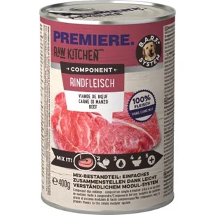 PREMIERE RAW KITCHEN Pure Beef 6x400 g - Mokra karma dla psów - miniaturka - grafika 1