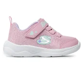 Buty dla dziewczynek - Buty dziecięce Skechers 302885NPKLV SKECH-STEPZ 2.0 Różowe - miniaturka - grafika 1
