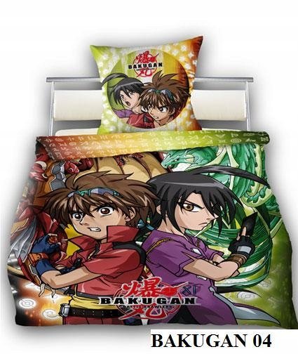 pościel dziecięca 160x200 Bakugan bawełna jakość