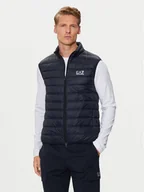 Kamizelki męskie - EA7 Emporio Armani Kamizelka 8NPQ06 PNGPZ 1562 Granatowy Regular Fit - miniaturka - grafika 1