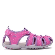 Buty dla dziewczynek - Sandały Geox J S.Roxanne A J25D9A 01550 C8257 D Różowy - miniaturka - grafika 1