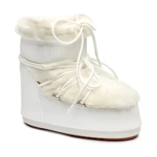 Moon Boot Ocieplane śniegowce ICON LOW FAUX FUR - Śniegowce damskie - miniaturka - grafika 1