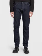 Spodnie męskie - Calvin Klein Jeansy Rinse K10K111241 Granatowy Slim Fit - miniaturka - grafika 1