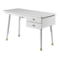 Biurka dla dzieci - Biała dziecięce biurko z drewna sosnowego Vipack Billy - miniaturka - grafika 1