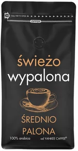 Kawa ziarnista 1kg ŚWIEŻO ŚREDNIO PALONA 100% Arabica Do ekspresu - Kawa - miniaturka - grafika 1