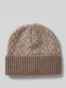 Czapki damskie - Czapka z wyhaftowaną etykietą - miniaturka - grafika 1