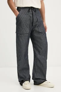 G-Star Raw spodnie bawełniane kolor granatowy proste D25352-D539 - Spodnie męskie - miniaturka - grafika 1