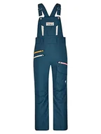 Spodnie narciarskie - Ziener Dziewczęce spodnie narciarskie Aileen-BIB spodnie narciarskie, spodnie śniegowe, szelki, wodoszczelne, ciepłe, hale Navy stru, 128 - miniaturka - grafika 1