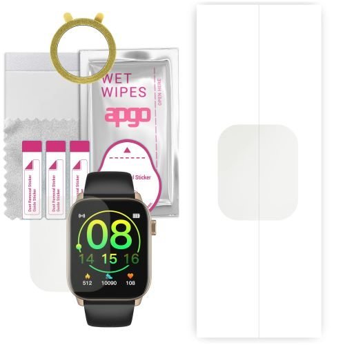 1x folia hydrożelowa MATOWA do Oro-Med Oro-Smart Fit 6 - apgo Smartwatch Hydrogel MATTE Protection Ochrona na ekran smartwatcha
